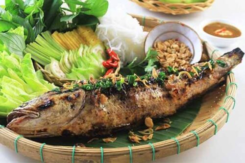 Cá lóc nướng trui daotaobeptruong